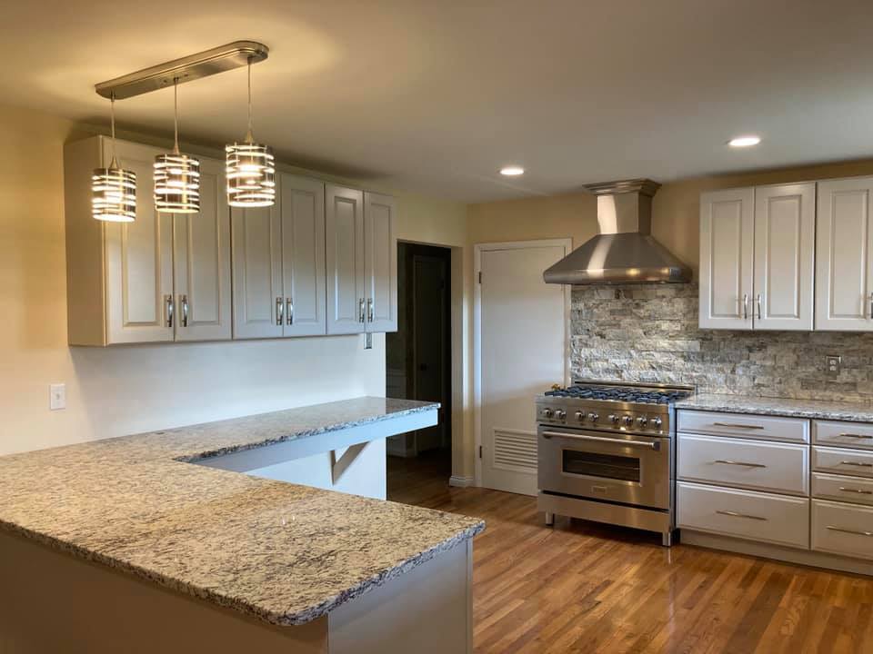 Modern Kitchen With Fancy Lights