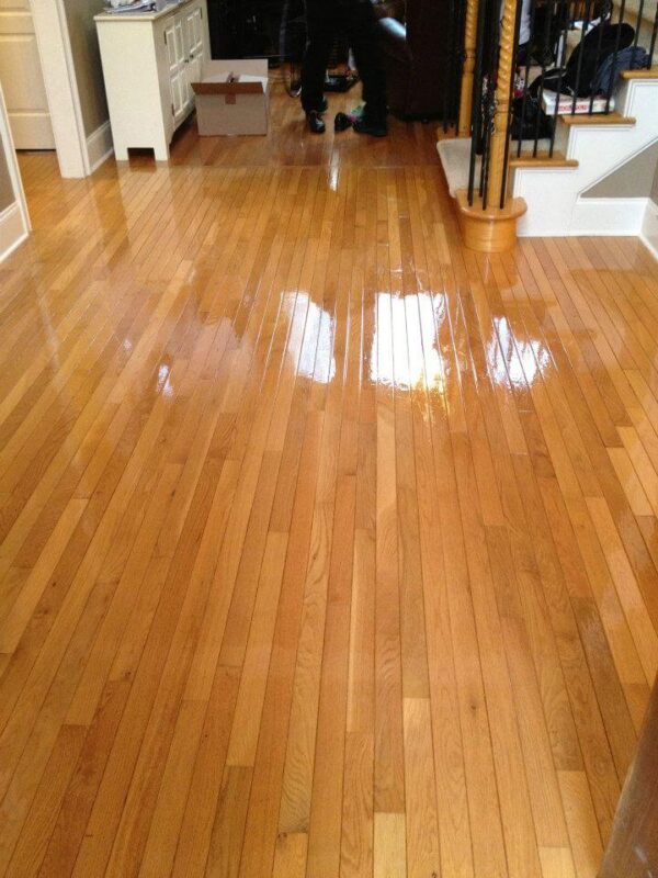 Glossy Wooden Flooring