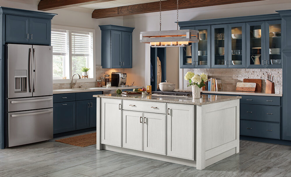 A modern-looking kitchen with trendy appliances
