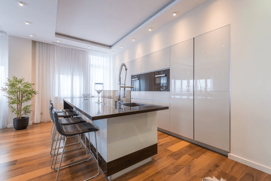 A modern kitchen