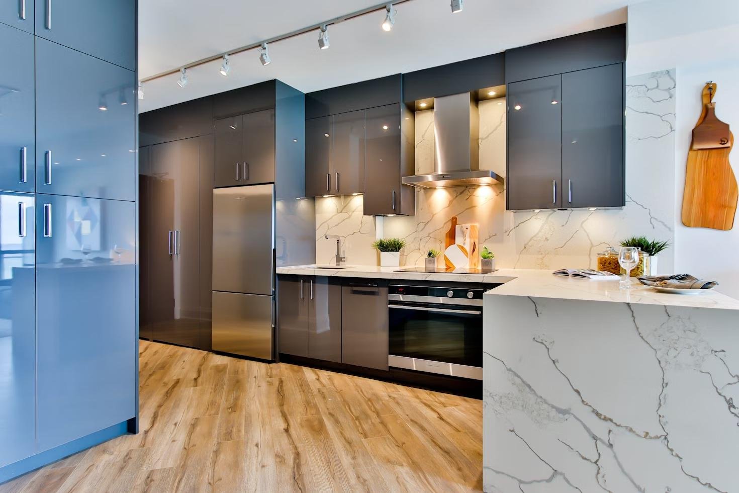 A modern kitchen